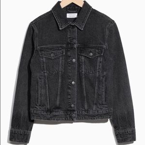 & Other Stories | Denim Jacket | Black | Size 4